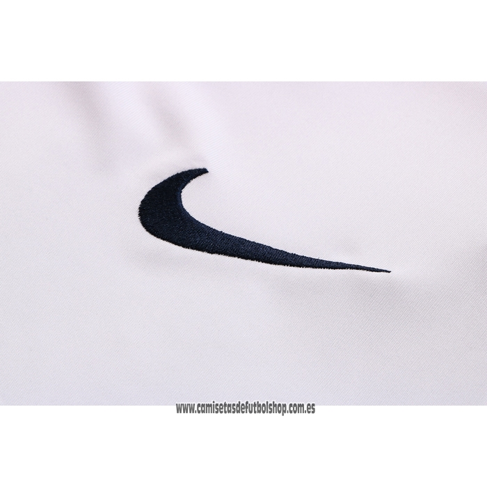 Chandal del Paris Saint-Germain 22-23 Manga Corta Blanco